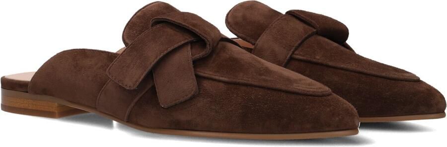 STEFANO LAURAN Instappers Dames E2573f Maat: 42 Materiaal: Suède Kleur: Bruin