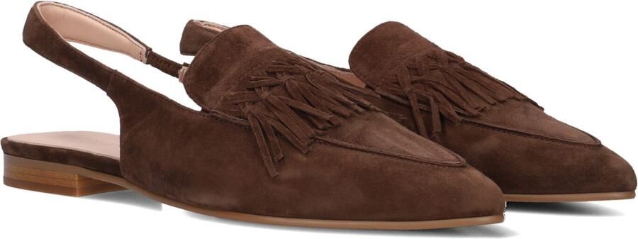 STEFANO LAURAN Slingbacks Dames E2575 Maat: 43 Materiaal: Suède Kleur: Bruin