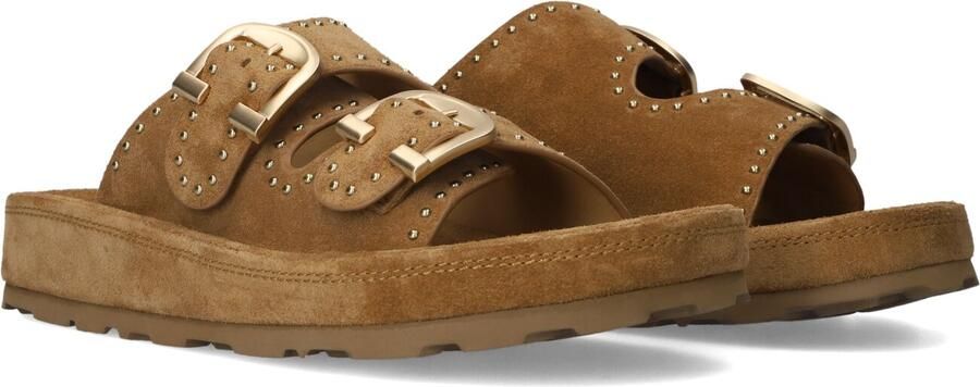 STEFANO LAURAN Teenslippers Dames Dk5668 Maat: 37 Materiaal: Suède Kleur: Camel