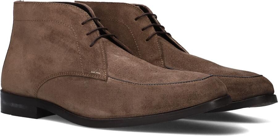 STEFANO LAURAN Veterschoenen Heren 92303 Maat: 48 Materiaal: Suède Kleur: Taupe