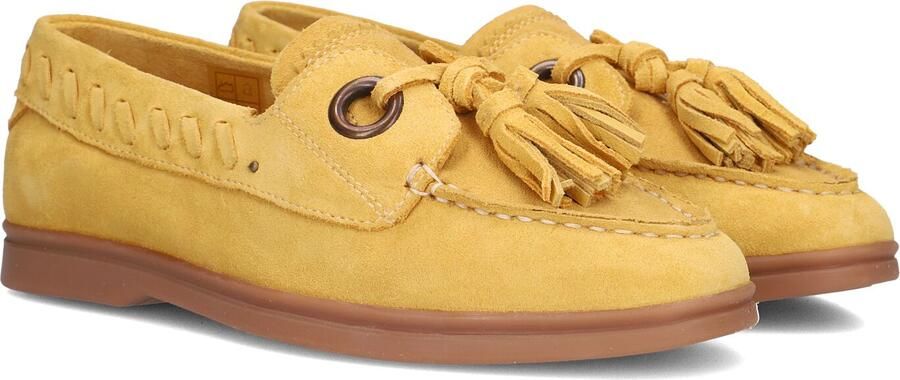 STEFANO LAURAN Instappers Dames Zalama-30 Maat: 39 Materiaal: Suède Kleur: Geel