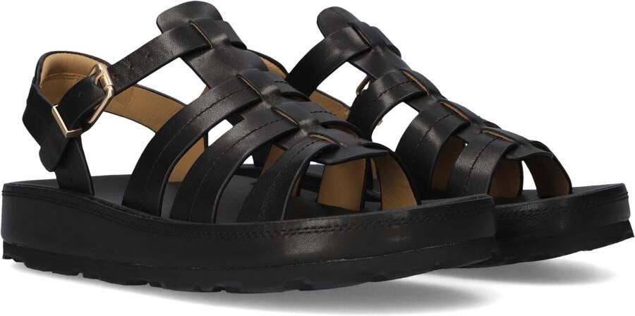 STEFANO LAURAN Sandalen met Hak Dames 7015a Maat: 40 Materiaal: Leer Kleur: Zwart