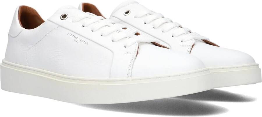 STEFANO LAURAN Lage Sneakers Heren Lj2503 Maat: 46 Materiaal: Leer Kleur: Wit