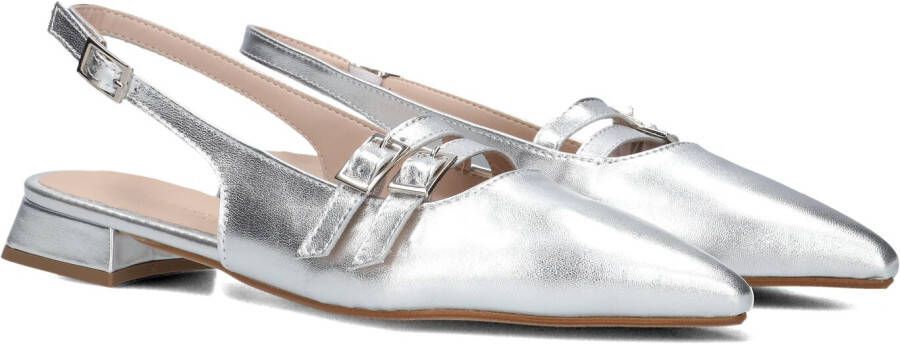 STEFANO LAURAN Slingbacks Dames Marianna Maat: 43 Materiaal: Leer Kleur: Zilver