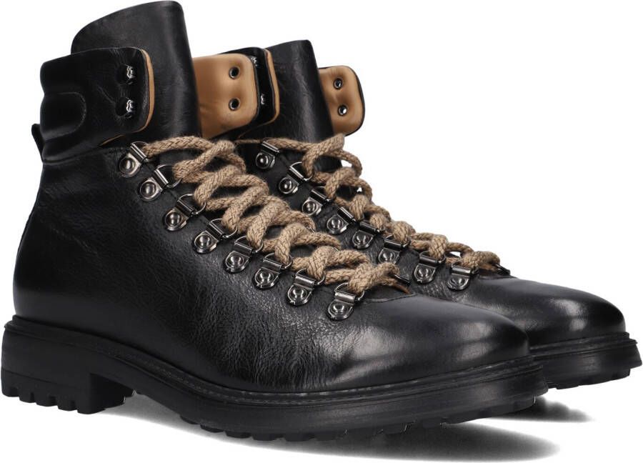 STEFANO LAURAN Veterboots Heren 1562 Maat: 42 Materiaal: Leer Kleur: Zwart