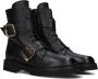 STEFANO LAURAN Veterboots Dames 9637 Maat: 38 5 Materiaal: Leer Kleur: Zwart - Thumbnail 1