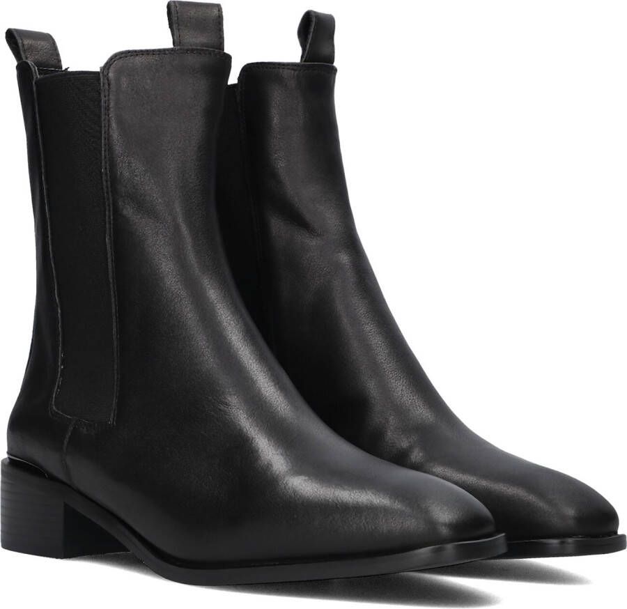 STEFANO LAURAN Zwarte Boots Botin Plano