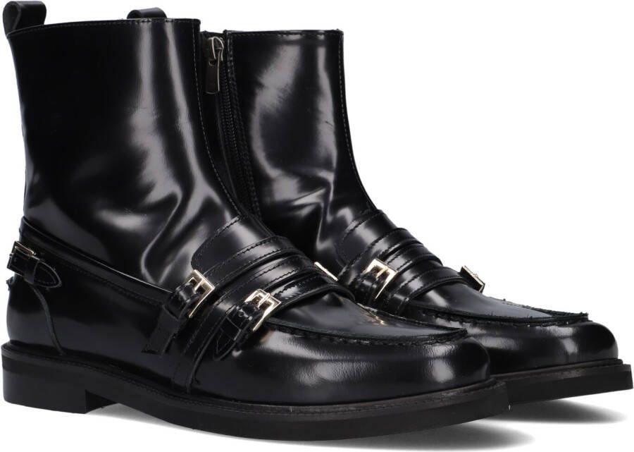 STEFANO LAURAN Enkellaarsjes Dames 12096 Maat: 38 5 Materiaal: Lakleer Kleur: Zwart