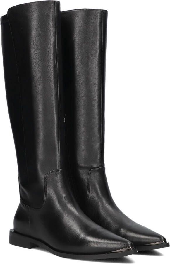 STEFANO LAURAN Hoge Laarzen Dames Pe2059 Maat: 36 Materiaal: Leer Kleur: Zwart