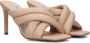 Steve Madden Nude Sandalen Tenacity Hoge Hakken Beige Dames - Thumbnail 1