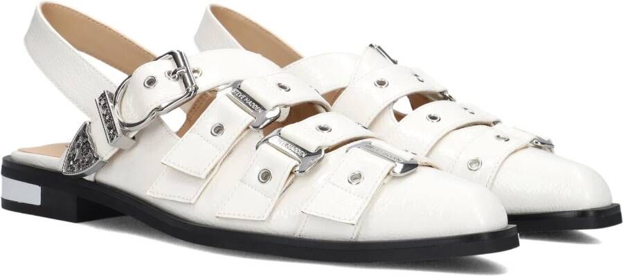 Steve Madden Witte Slingback Schoenen voor Dames White Dames