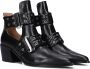 Steve Madden Grazia Enkellaarsjes Enkelboots Dames Zwart - Thumbnail 1