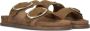 STRATEGIA Slippers Dames F69 Sue Maat: 37 Materiaal: Suède Kleur: Cognac - Thumbnail 1