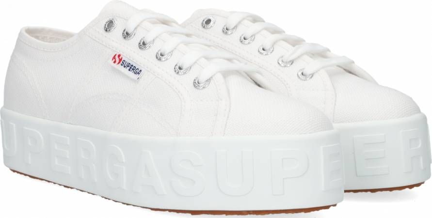Superga 2790 3d Lettering Lage sneakers Dames Wit