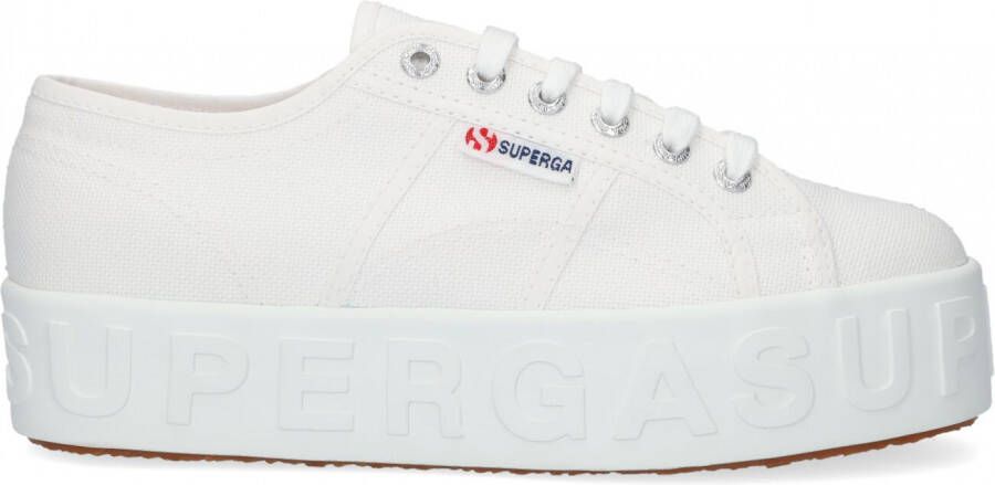 Superga 2790 3d Lettering Lage sneakers Wit