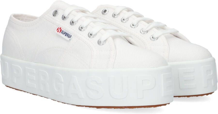 Superga 2790 3d Lettering Lage sneakers Wit