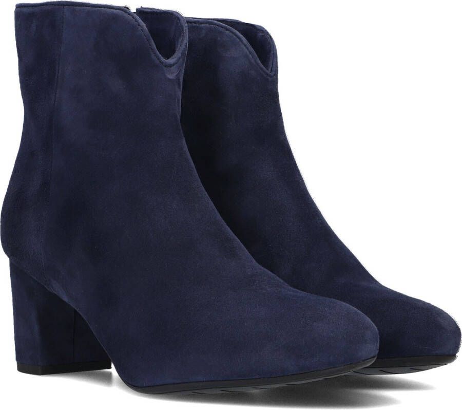 Tango Cila 502 Enkellaarsjes Enkelboots met rits Dames Blauw