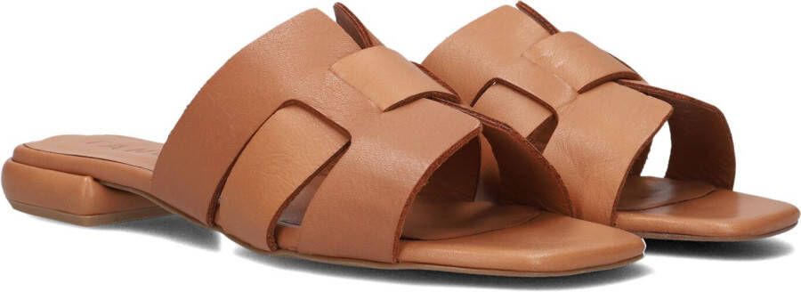 Tango Cognac Leren Slippers Tyrsa 1 Brown Dames