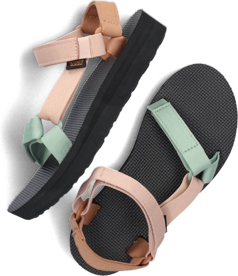 Teva Multicolor Dames Platte Velcro Sandalen Meerkleurig Dames