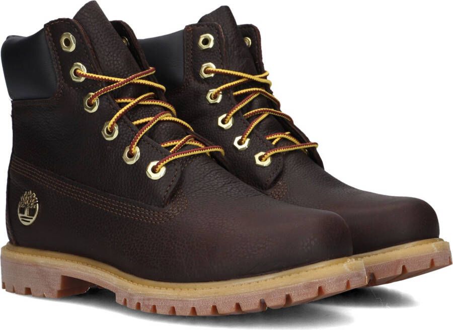 TIMBERLAND Veterboots Dames 6” Premium Women's Maat: 39 5 Materiaal: Leer Kleur: Bruin