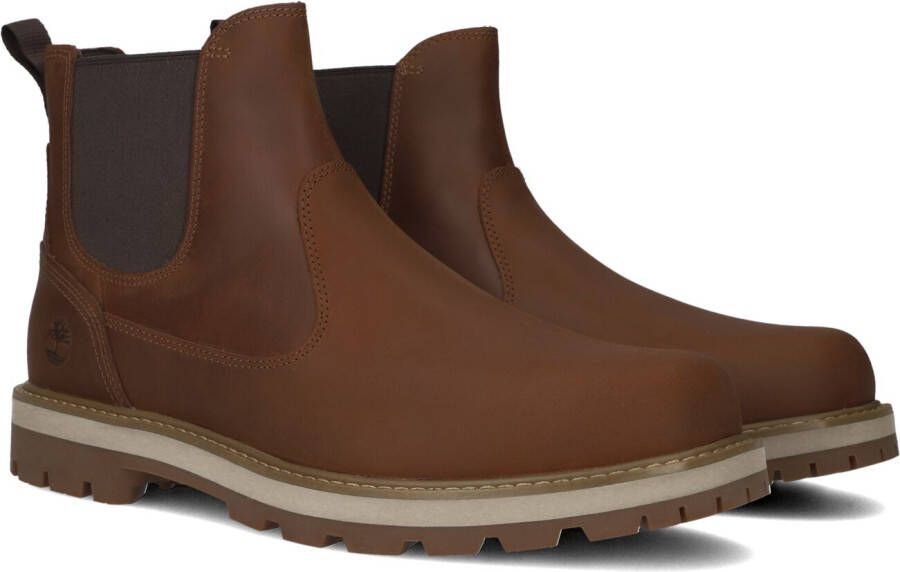 TIMBERLAND Chelsea Boots Heren Britton Road Mid Chelsea Maat: 43 5 Materiaal: Leer Kleur: Cognac