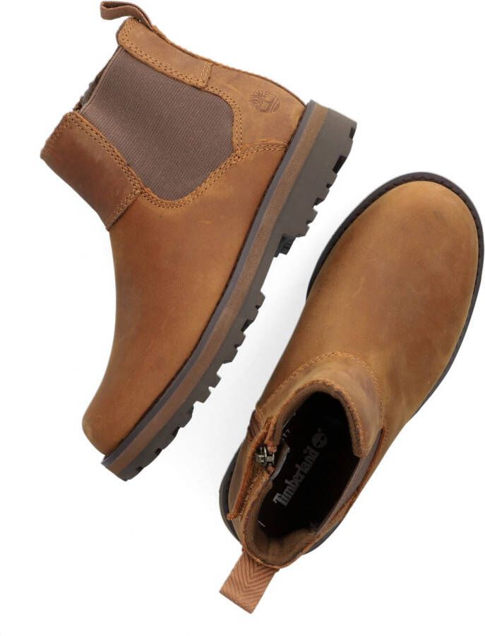 Timberland chelseaboot Lage schoenen Jongen bruin Cognac