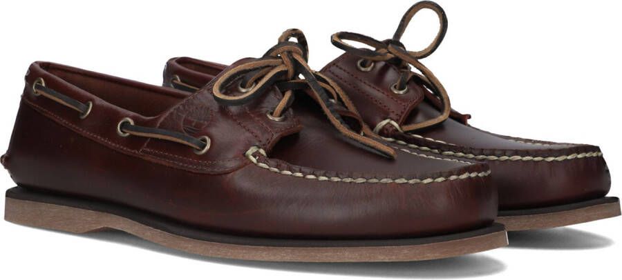 TIMBERLAND Mocassins Heren Classic Boat Heren Maat: 41 Materiaal: Leer Kleur: Bruin