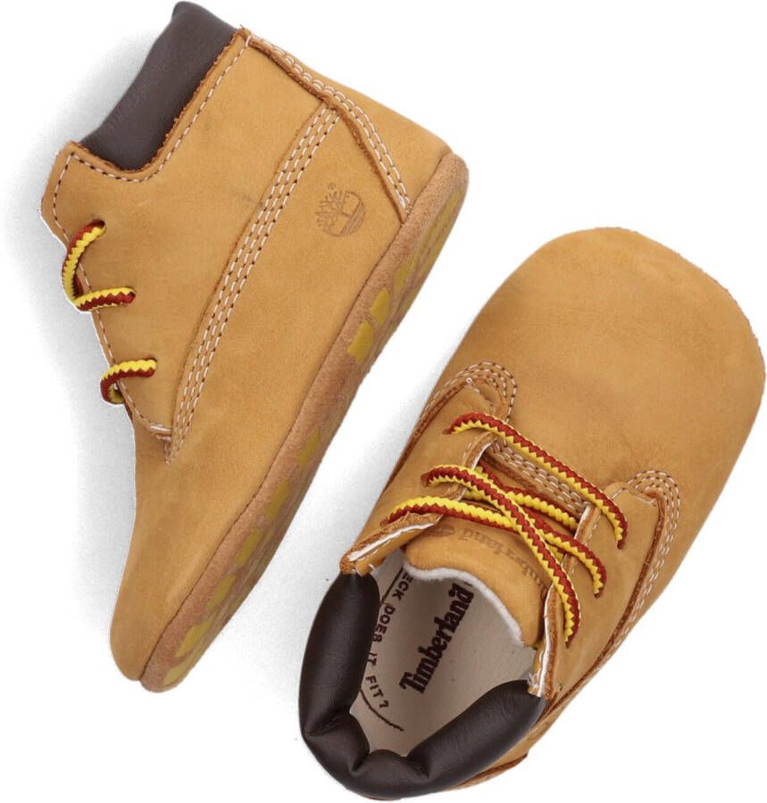 Timberland Crib Set babyschoentje van nubuck met muts giftbox