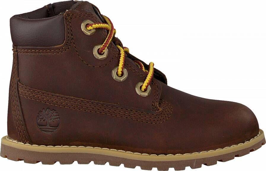 Timberland Pokey Pine 6in Boot Kids Veterboots Laarzen Met Veters Jongens Bruin