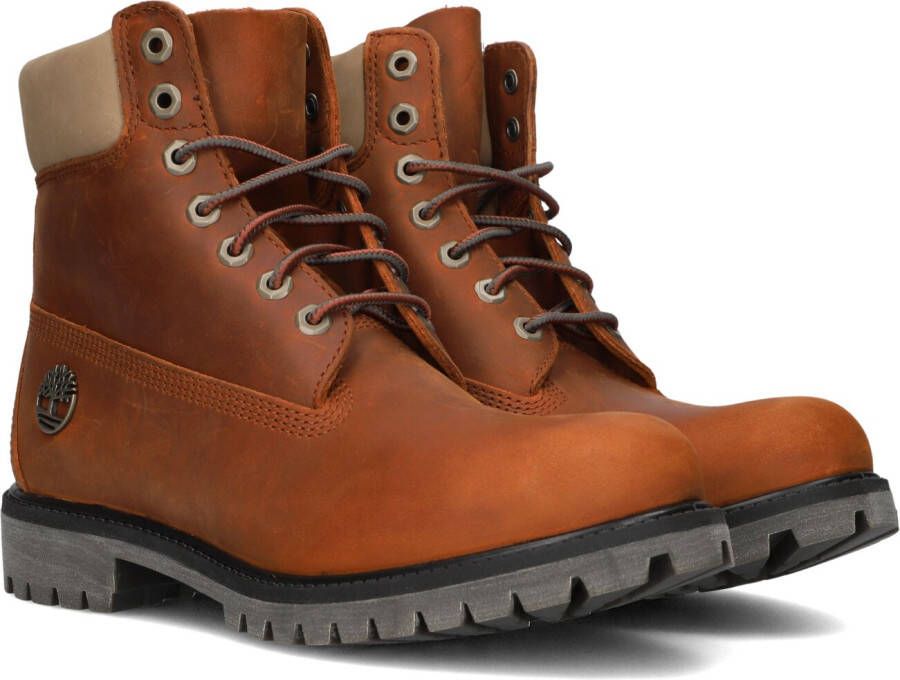 TIMBERLAND Veterboots Heren 6 Inch Premium Boot Men Maat: 44 5 Materiaal: Nubuck Kleur: Cognac