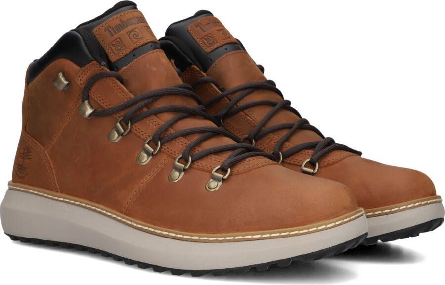 Timberland Stijlvolle Veterschoenen voor Mannen Brown Heren