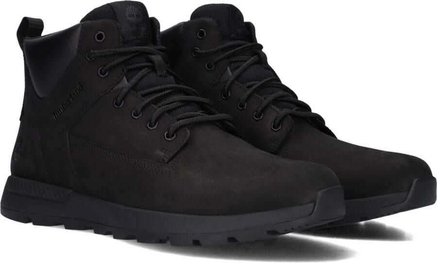 Timberland Zwarte leren Trekker Mid Lace Up laarzen Black Heren