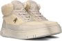 Tommy Hilfiger High Top Lace-up Sneakers Meisjes Beige - Thumbnail 1