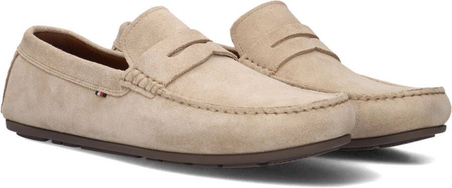 Tommy Hilfiger Casual Driver Loafers in Zand Beige Heren