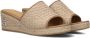 Tommy Hilfiger Beige Rope Wedge Mules Beige Dames - Thumbnail 1