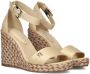 Tommy Hilfiger Beige Sleehak Sandalen met Zilveren Details Beige Dames - Thumbnail 1