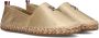 TOMMY HILFIGER Espadrilles Dames Th Flat Maat: 39 Materiaal: Leer Kleur: Goud - Thumbnail 1