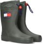 Tommy Hilfiger regenlaarzen groen Jongens Rubber Logo 25 - Thumbnail 4