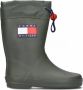 Tommy Hilfiger regenlaarzen groen Jongens Rubber Logo 25 - Thumbnail 1