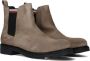 Bruin Tinten Rwb Hilfiger Suede Chelsea boots Enkellaarsjes Heren Taupe - Thumbnail 1