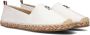 TOMMY HILFIGER Espadrilles Dames Th Flat Espadrille Maat: 36 Materiaal: Leer Kleur: Wit - Thumbnail 1