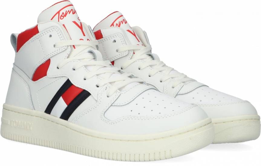 Tommy Hilfiger Jeans Basket Cupsole Dames Leren sneakers EN0EN01506YBL