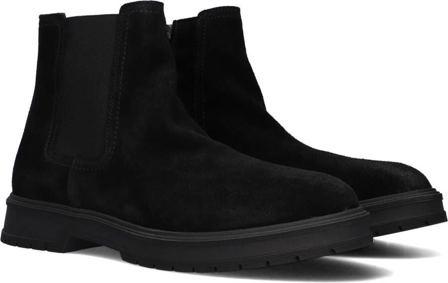 TOMMY HILFIGER Chelsea Boots Heren Hilfiger Zip Maat: 44 Materiaal: Suède Kleur: Zwart