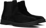 TOMMY HILFIGER Chelsea Boots Heren Hilfiger Zip Maat: 44 Materiaal: Suède Kleur: Zwart - Thumbnail 1