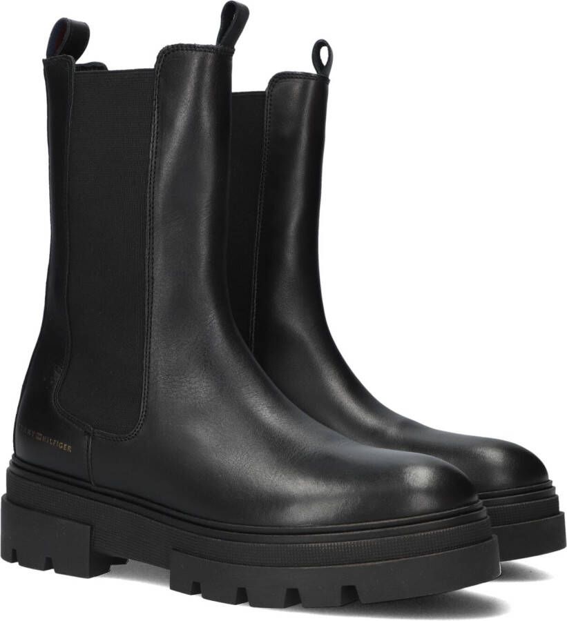 Tommy Hilfiger Chelsea-boots MONOCHROMATIC CHELSEA BOOT met stretchinzetten