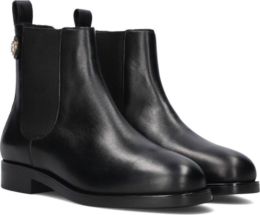 TOMMY HILFIGER Chelsea Boots Dames Th Stud Maat: 40 Materiaal: Leer Kleur: Zwart