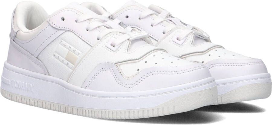 Tommy Jeans Witte Lage Sneakers Sneaker Cupsole