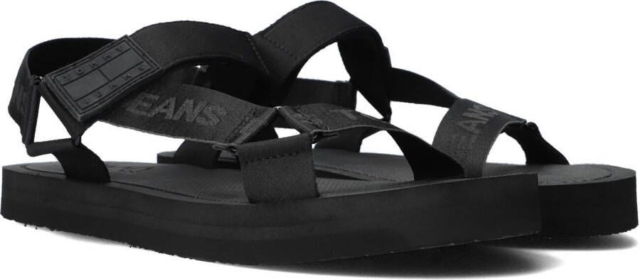 Tommy Jeans black casual open sandal Zwart Heren