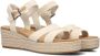 TOMS Audrey naturel | linnen sleehak sandalen Beige Textiel Sandalen met hak Dames - Thumbnail 1