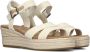 TOMS Audrey naturel | linnen sleehak sandalen Beige Textiel Sandalen met hak Dames - Thumbnail 1